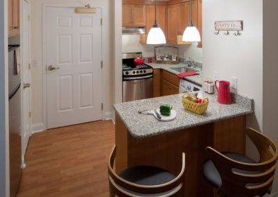 Kitchen with dining nook