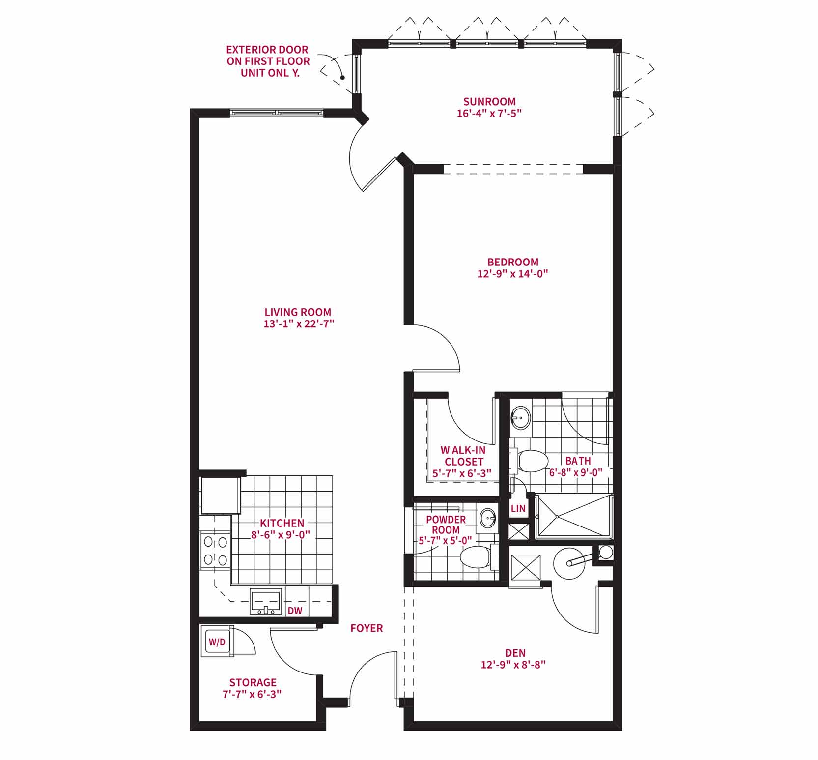 The Providence floor plan - Senior Apartments and Cottages at Jenner’s Pond West Grove PA