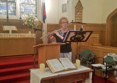 Religious services at Simpson House retirement community