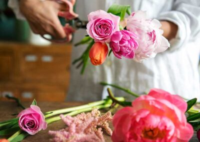 Flower arranging