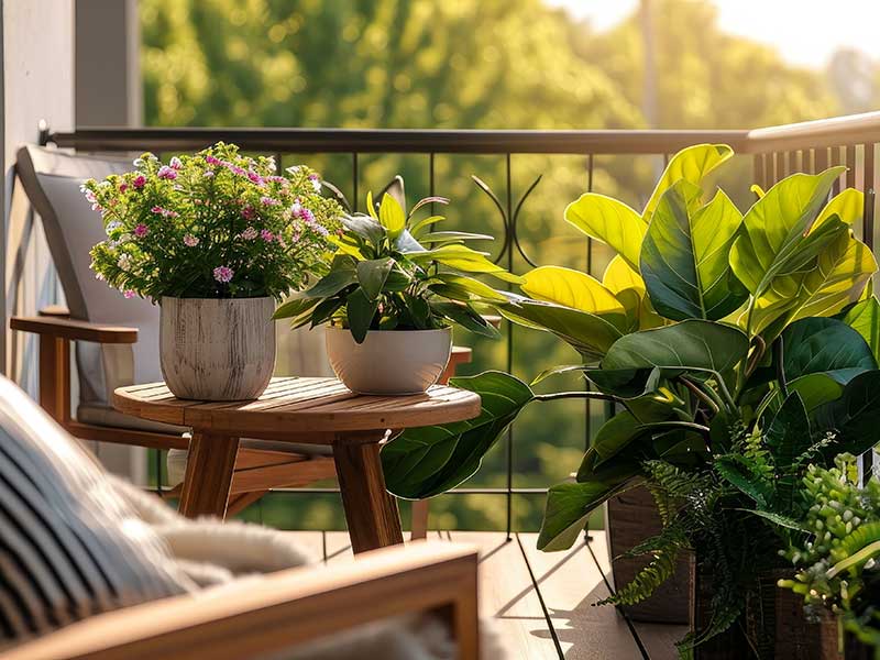 Cozy balcony