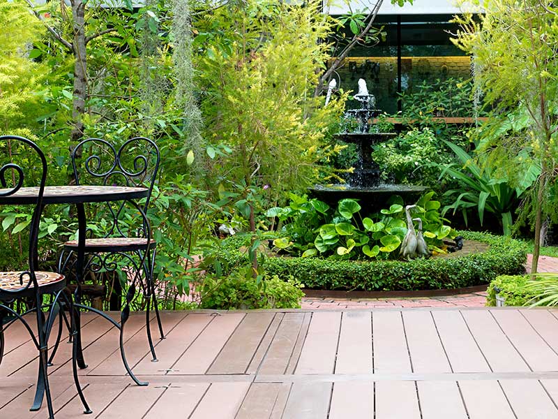 Garden area