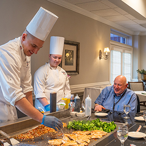 Dining innovation sparks joy in residents, attracts culinary talent